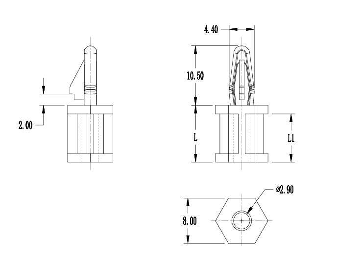 PCB Standoff BS-6